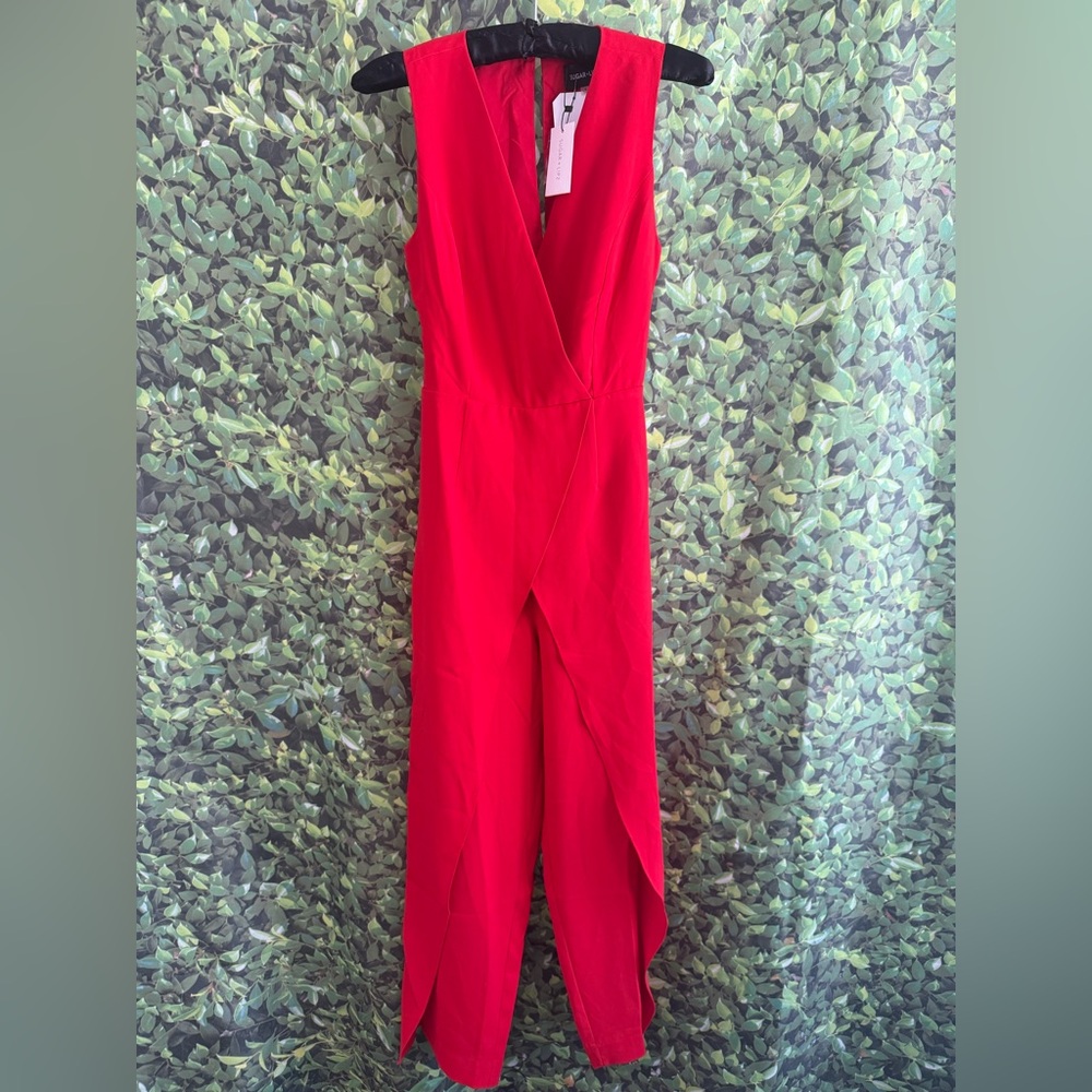 Sugarlips Vibrant Red Women's Jumpsuit